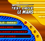 Test Drive Le Mans (USA) (En,Fr,Es) Title Screen